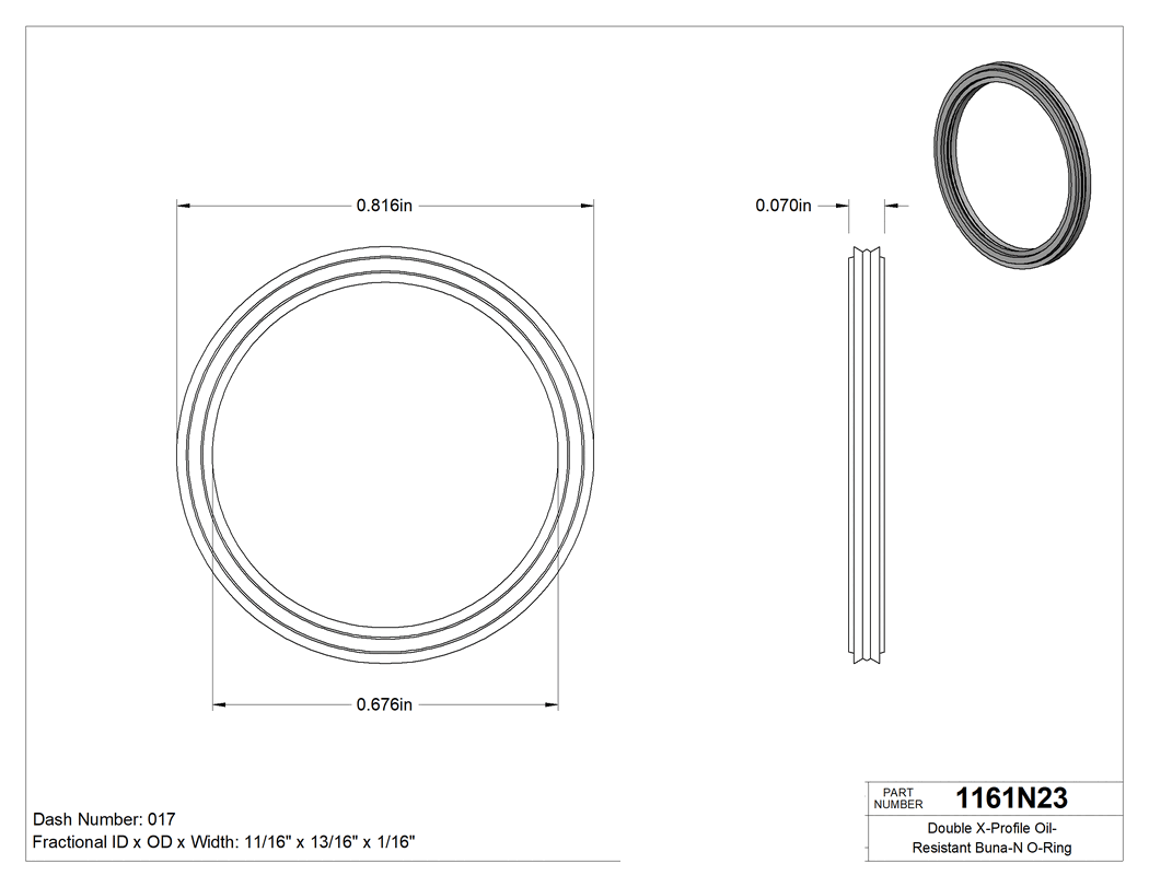 Technical drawing - 1161N23